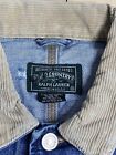 Polo Country Ralph Lauren Blue Vintage Denim Jacket Men   s Xl  fits Medium 