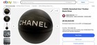 Chanel Rare Collectible Black Basketball