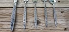 Lot Of 5 Piece Replacement Set Rogers Dubonnet Floral Stainless Steel Flatware