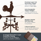 Ez Vane  Heavy Duty Steel Rooster Weathervane