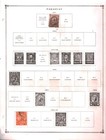 Collection  Paraguay Part A Scott Album Page  1892 1958  Cat  63  Mint   Used