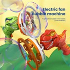 Electric Children s Fan Dinosaur Bubble Machine For Kids Bubble Blowing Bubble G