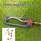 19-hole Adjustable Garden Sprinkler - Automatic Irrigation For Lawns