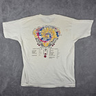Vintage Grateful Dead Concert T-shirt Adult Xl White Summer Tour 94 Double Sided