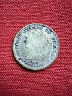1879 Bogot   Colombia 10 Centavos Silver Coin Libertad