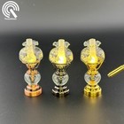 Dollhouse Touchless Operation  1 12 Scale Standing Oil Lamp Light Led Miniature