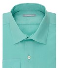 New Van Heusen Mens Dress Shirt Athletic-fit Long Sleeve Lux Sateen No-iron Luna