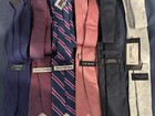 6 - Lot Of Six Men s Ties Hickey Freeman Ted Baker Nwt J  Crew Ludlow Bruno