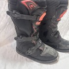 O neal Rider Motocross Mx Boots Youth Kids Size 2 Eur 34 Black-neon Pink