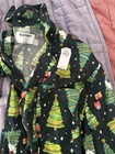 Old Navy Unisex Adulta 2pc Cotton Knit Pajama Set Long Sleeve Xmas Tree S