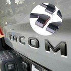 3d Raised Tailgate Insert Letters Fit 2016-2023 Tacoma Badge Emblems Gloss Black