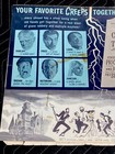Original 1963 Comedy Of Terrors  price karloff  Movie Pressbook  very Rare 