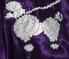 Purple Satin Poodle Skirt _ Adult Size Xl-3xl _ Waist 40 - 47  _ Length 25 