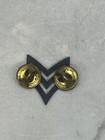 Vintage U s  Army Sergeant Rank Chevrons Metal Lapel Badge Pin
