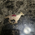Lot Of 4 Horse Pins 1 Goldtone 2in Brooch  1 Enamel Horse Head And 2 Stick Pins