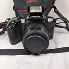 Vintage Pentax Pz-20 35mm Slr Film Camera W  35-80mm Zoom Lens  Case   Filter -