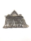 Vintage Kuchi Hair Barrette Afghan Tribal Clip Brass Gypsy Ornament Boho 69 5g