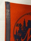 Vintage 1960s New York Mets Orange   Blue Full Size Felt Pennant Baseball Rare