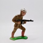 Barclay Vintage Lead Infantry Toy Soldier Figures Lot Of 3 W  Green Bases