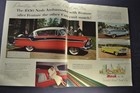 1956 Nash Large Brochure Ambassador Country Club Statesman Excellent Original 56