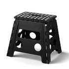 Folding Step Stool With Handle  12 6 h Non-slip Foldable Stool 