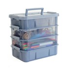 Everything Mary Four Tray Craft Storage Organizer