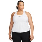 Nike Mid Support Padded Sports Bra Tank Top White black 3x  58  runs Big 