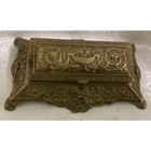 Vintage Brass Stamp Box Art Nouveau Period