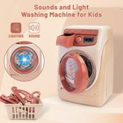 Kids Toy Washing Machine Vacuum Playset Laundry Cleaning Set Pretend Play