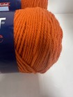 Bernat Super Value Yarn Pumpkin Orange Color 7oz 426yds Lot Of 2