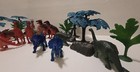 36 Piece Dinosaur Set With Boulders Trees And Greenery For Kids