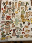 Vtg Paper Doll Lot Women Men Boy Outfits Blondie Nancy   More 261 Pieces Read