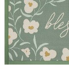 Blessed Indoor Kitchen Rug - 20  X 30  - 65  Polypropylene  35  Polyester -green