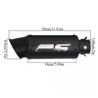 For Kawasaki Ninja 650 Z650 2012-2025 Full System Exhaust Tips Black Header Pipe