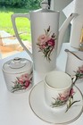 Vintage Pink Peony  7    Teapot  Creamer  Sugar Set 5pc