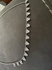 Mickey Mouse Cz Station Necklace 