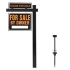 6 vinyl Pvc Real Estate Sign Post  Commercial Realtor Home For Sale Ads  Busines