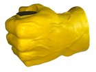 Bigmouth The Beast Giant Yellow Hulk Fist Drink Beer Holder Foam Cooler Kooler