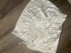 California Miss White Satin Lace Trim Vintage Nightgown Size Medium