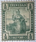 Travelstamps  1906-1909 Trinidad Stamps Scott  105 - 1 2d Mint Mogh