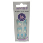 2 X Kiss Impress No Glue Needed Press On Last Flowers  24 Ct Pedi