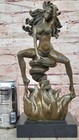 Handmade  medusa Bronze Sculpture Marble Statue By Aldo Vitaleh Figurine Figure