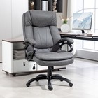 Massage Executive Office Chair With 6 Vibration Points  Microfibre Heated Com   