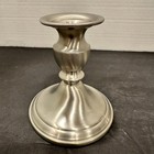 Vintage Web Pewter Weighted Candlestick Holder 5    Height Silver