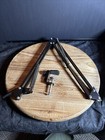 Professional Recording Microphone Stand Adjustable Sturdy  missing 1 Mic Piece  