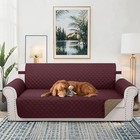 Reversible Sofa Covers Couch Cover Furniture Protector For Dogs Elastic Straps W