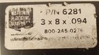 1 New National 6281 Heavy Duty Floor Scraper Blade 3x8x 094    Nnb   make Offer  