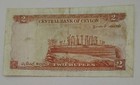 1954 Ceylon 2 Rupees E 21 774281  Queen Elizabeth Ii Note