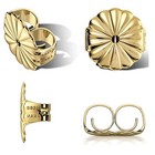 Extra-large Hypoallergenic Earring Backs-7mm-8 2mm  4 Pairs  Secure For Earrings