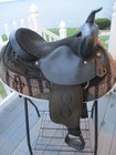 15   Qh Big Horn  101 Black  Leather   Cordura Western Barrel trail Saddle